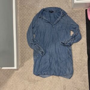 Womens Blue Denim dress